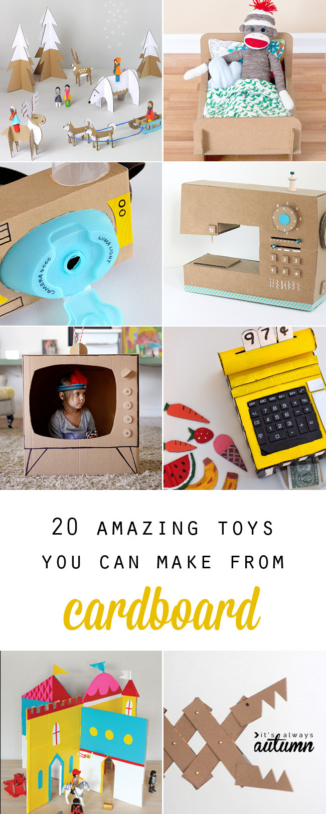 Toys Kids Can Make
 20 coolest toys you can make from cardboard It s Always