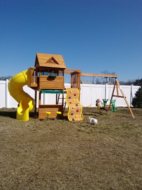 Toys R Us Backyard Playsets
 Big Backyard Summerville Playset from Toys R Us installed