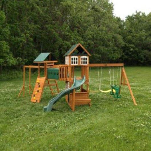 Toys R Us Backyard Playsets
 Big Backyard Hillcrest Playset from Toys R Us installed in