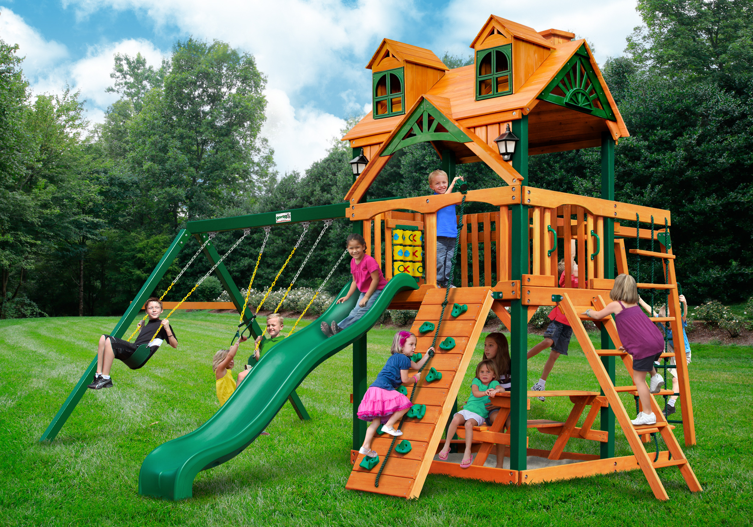 luxury outdoor playsets