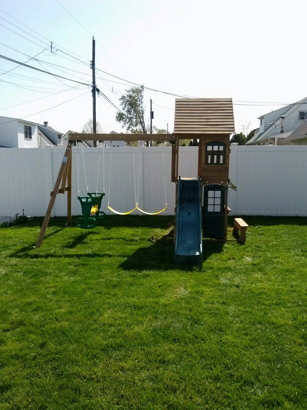 Toys R Us Backyard Playsets
 Big Backyard Windale Playset from Toys R Us installed in