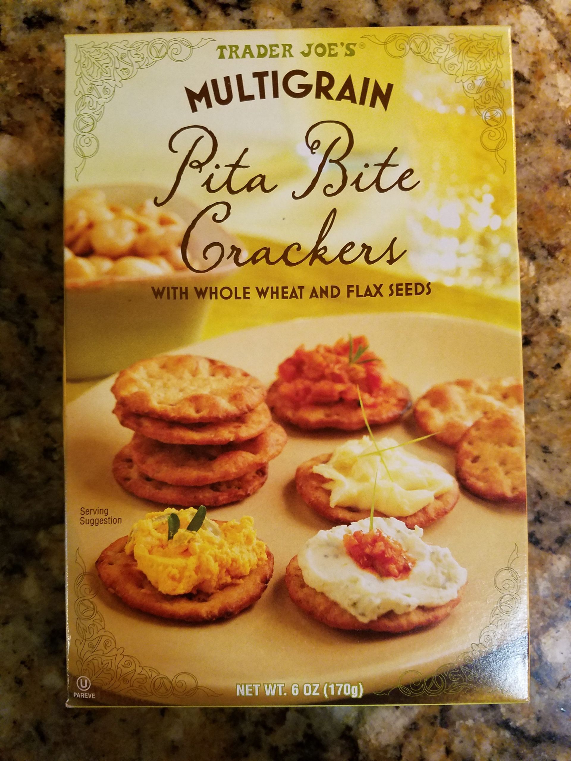 Trader Joe'S Multigrain Crackers
 Crackers Trader Joe s Multi Grain Pita Bite Crackers with