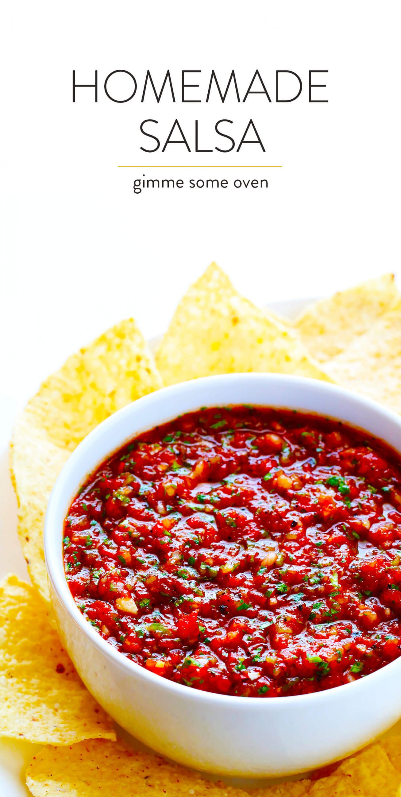 Traditional Salsa Recipe
 The BEST Salsa Recipe