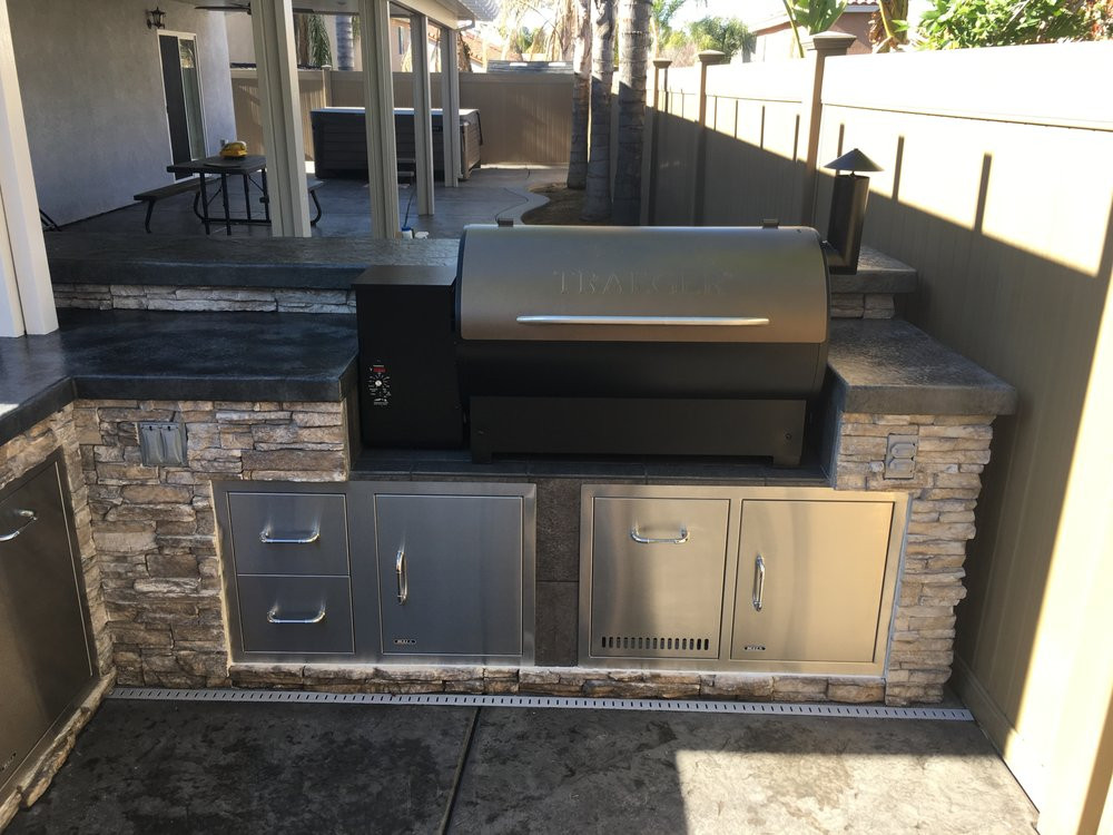 Traeger Outdoor Kitchen
 built in traeger grill Google Search
