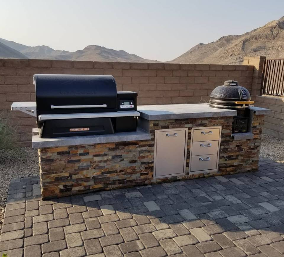 Traeger Outdoor Kitchen
 Outdoor Kitchens Las Vegas BBQ Concepts