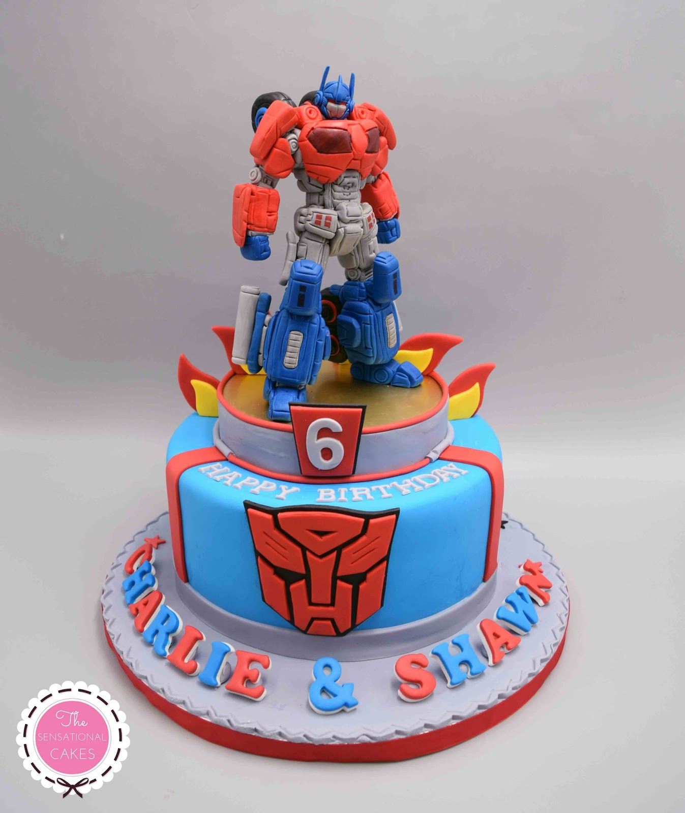 Transformer Birthday Cakes
 The Sensational Cakes Transformers Theme 3D Birthday Cake