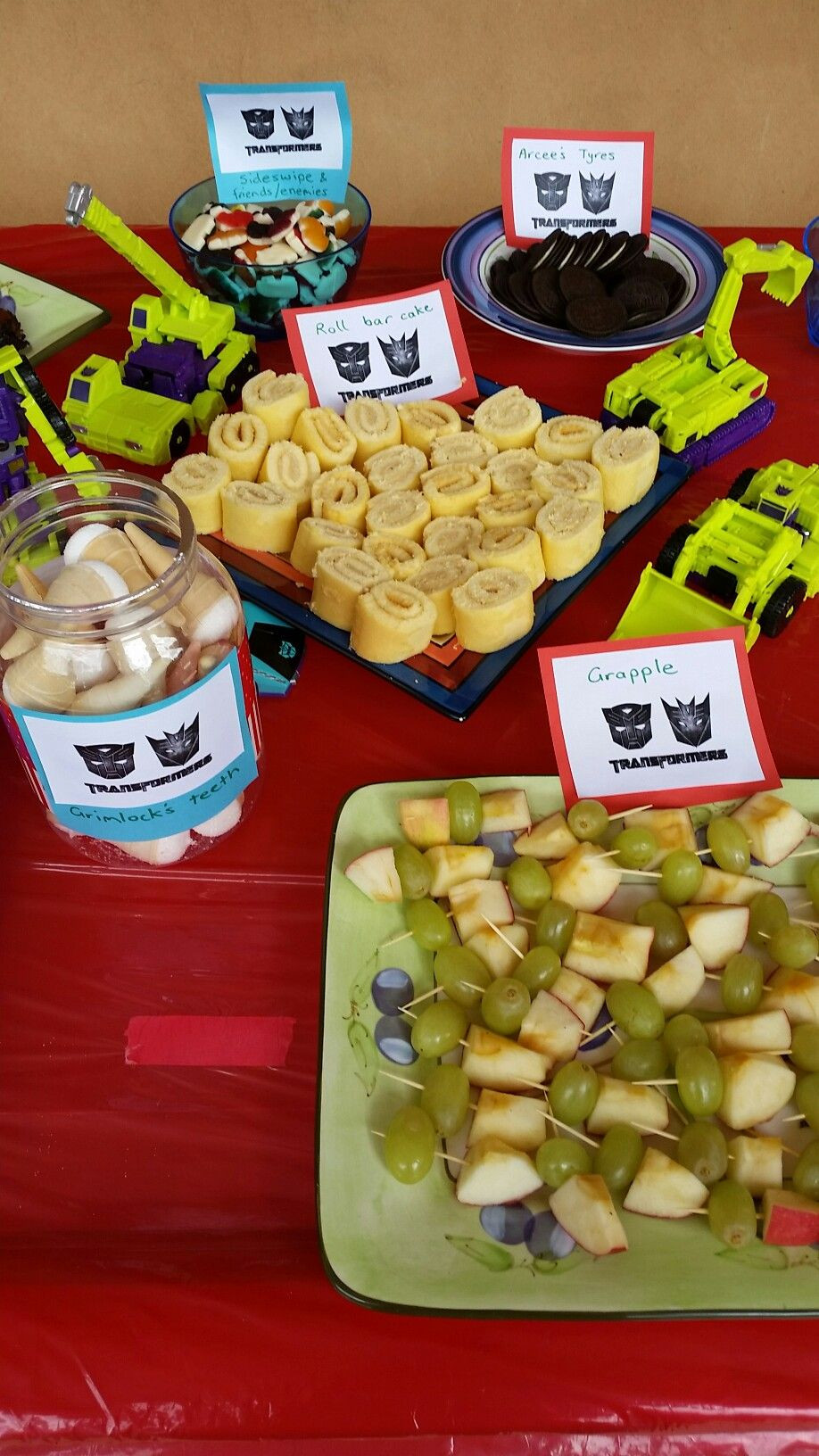 Transformer Party Food Ideas
 Transformer party food