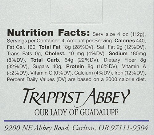 Trappist Abbey Fruitcake
 Trappist Abbey Monastery Fruitcake 1 lb Trappist Abbey
