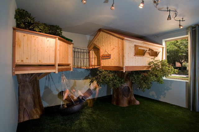 Treehouse Bedroom For Kids
 Kid s Treehouse Bedroom Traditional Kids phoenix