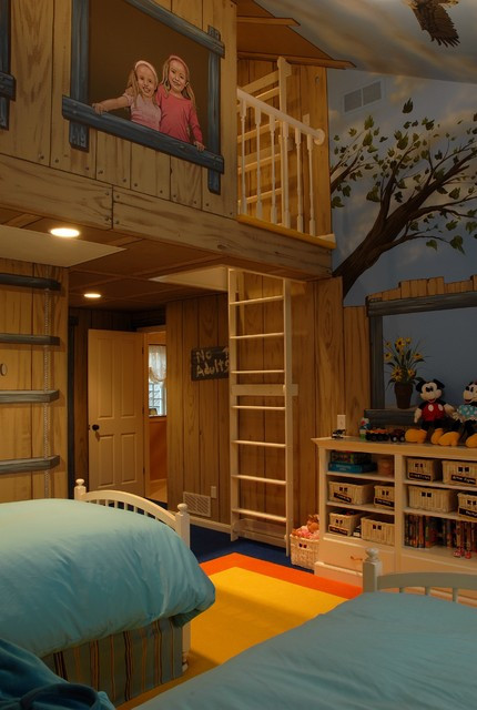 Treehouse Bedroom For Kids
 Tree House Bedroom Eclectic Kids Minneapolis by