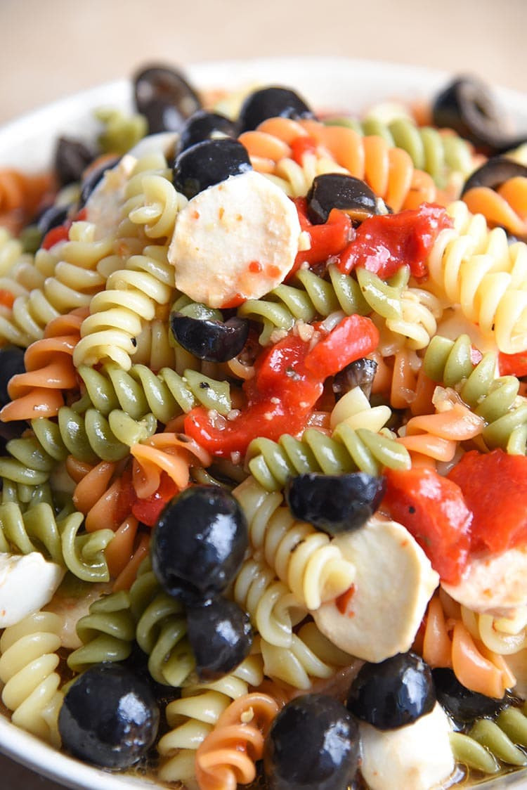 Tri Color Rotini Pasta Salad Recipe
 Tri Color Pasta Salad Recipe Courtney s Sweets