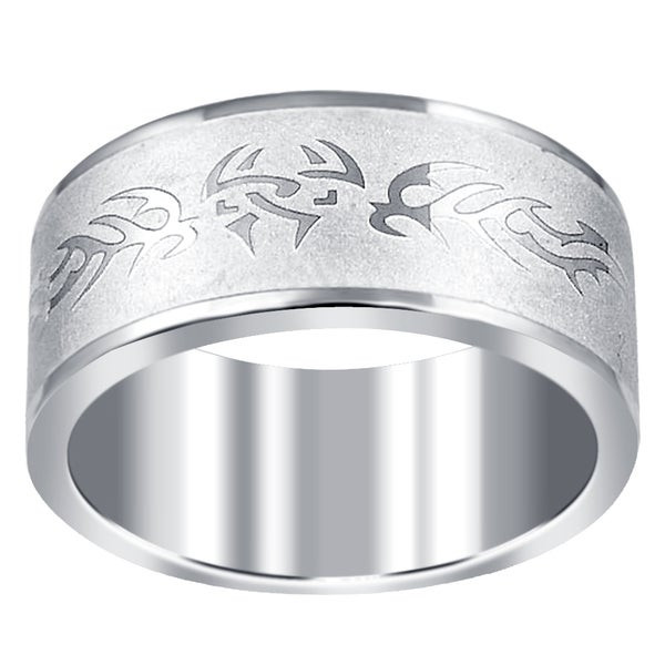 Tribal Wedding Bands
 Shop Orchid Jewelry Men s Stainless Steel High Polished