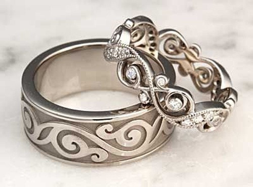 Tribal Wedding Bands
 10 Strikingly Unique Wedding Band Ideas for Couples Blog