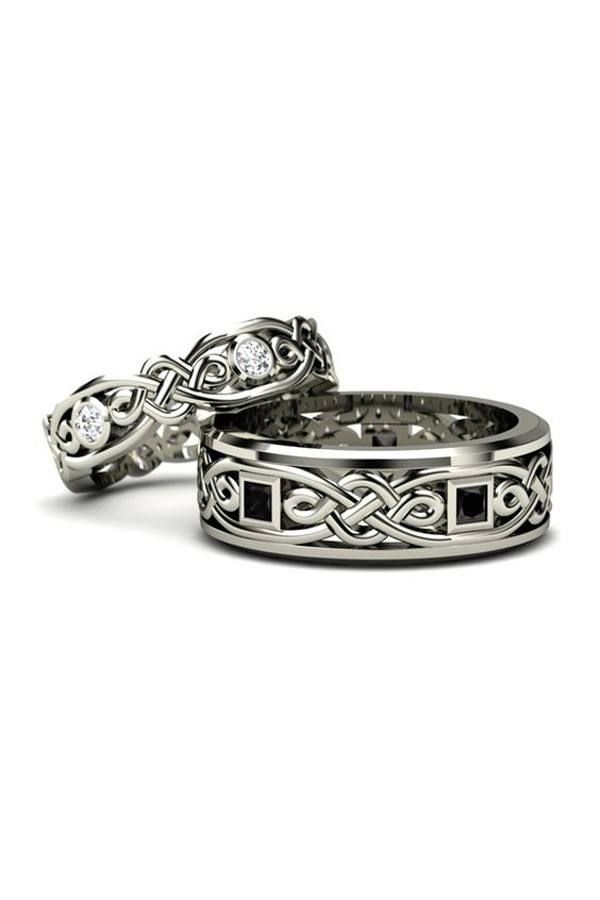 Tribal Wedding Bands
 10 Strikingly Unique Wedding Band Ideas for Couples
