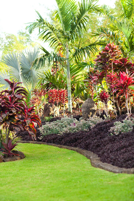 Tropical Landscape Design
 LOTUS RIDGE Tropical Landscape hawaii by