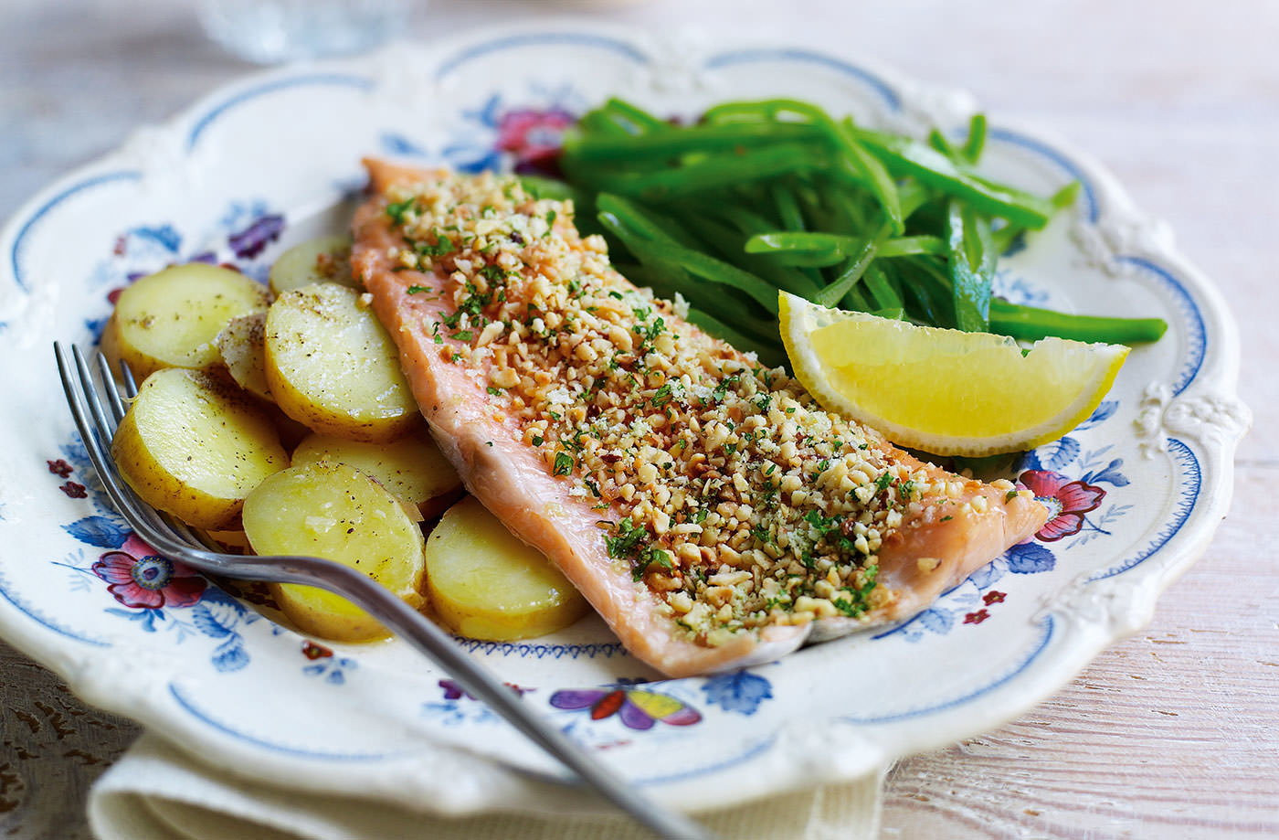 Trout Fish Recipes
 Trout fillets with a hazelnut crust