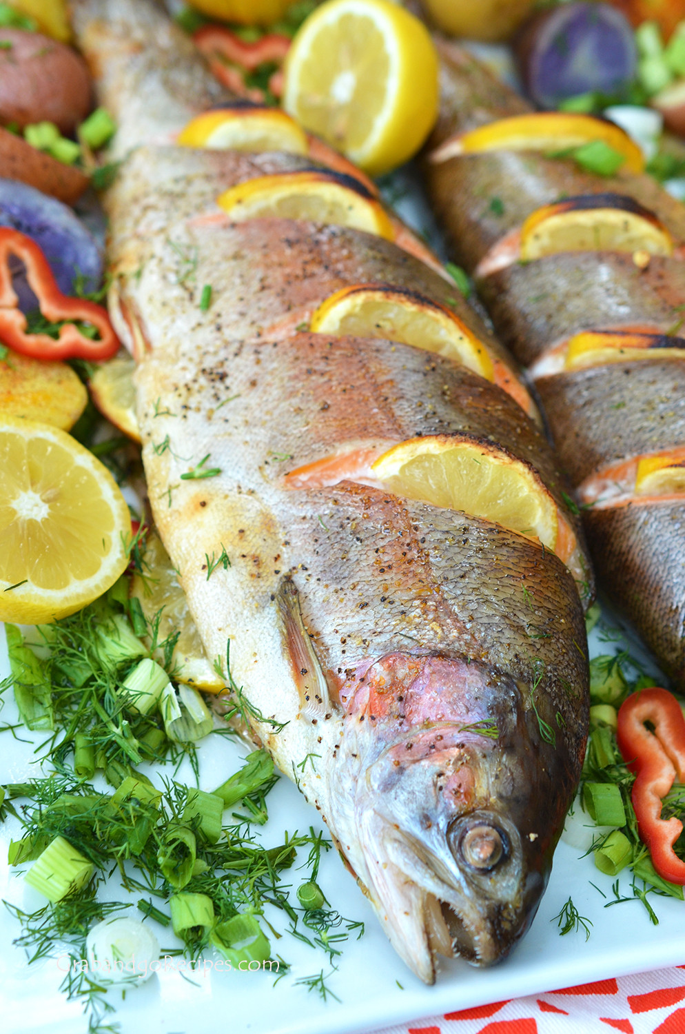 Trout Fish Recipes
 Whole Baked Trout