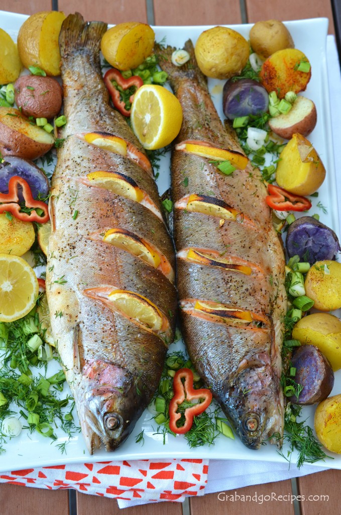 Trout Fish Recipes
 Whole Baked Trout – Grabandgorecipes
