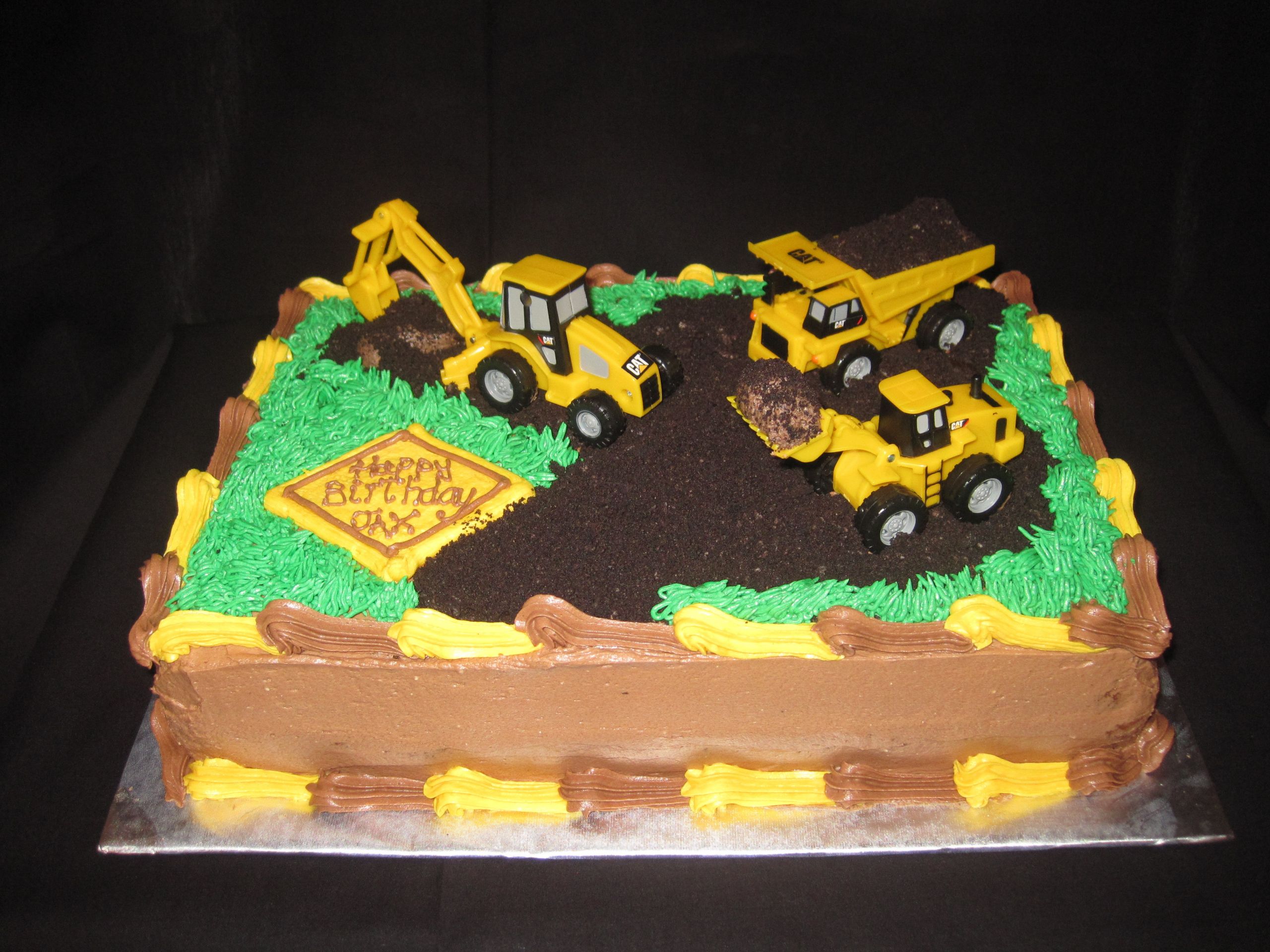 Truck Birthday Cakes
 Dump Truck 1st Birthday Cake