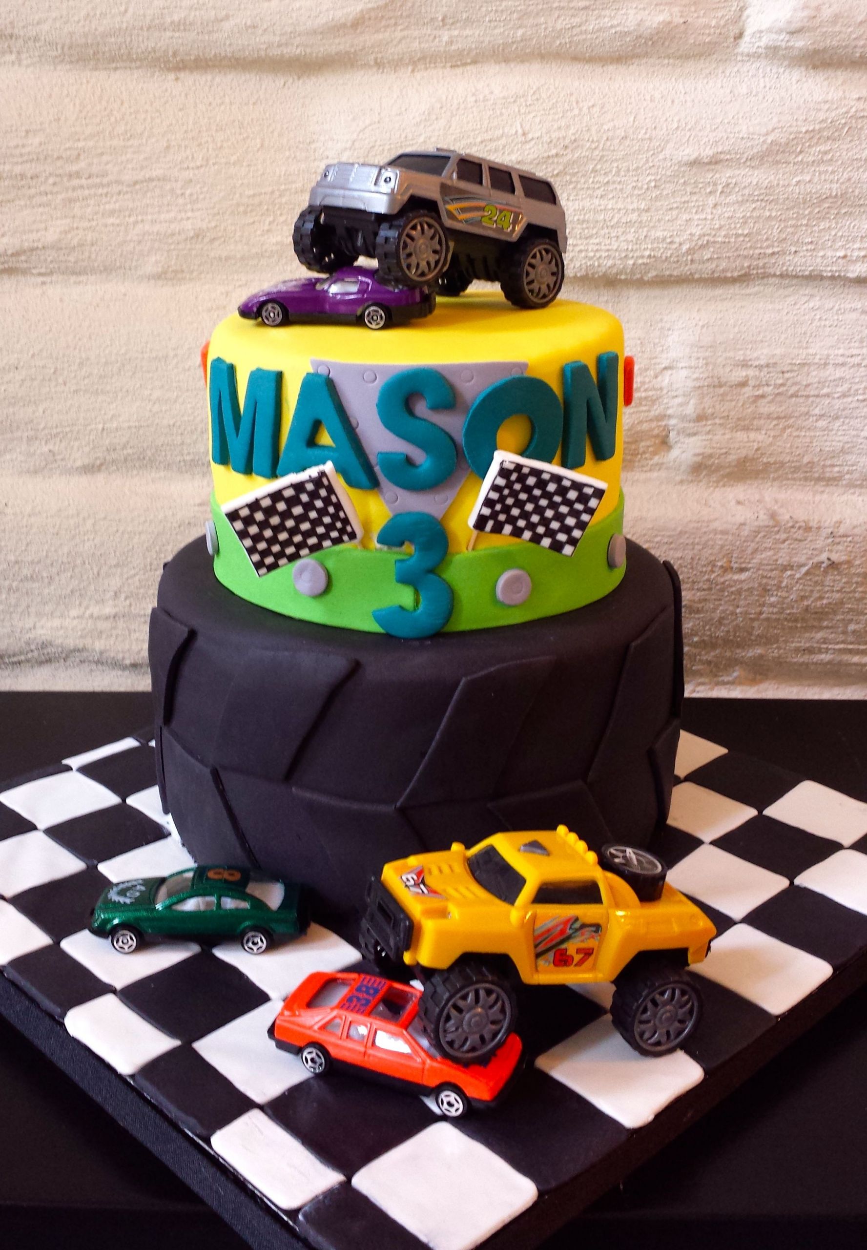 Truck Birthday Cakes
 Monster truck birthday cake