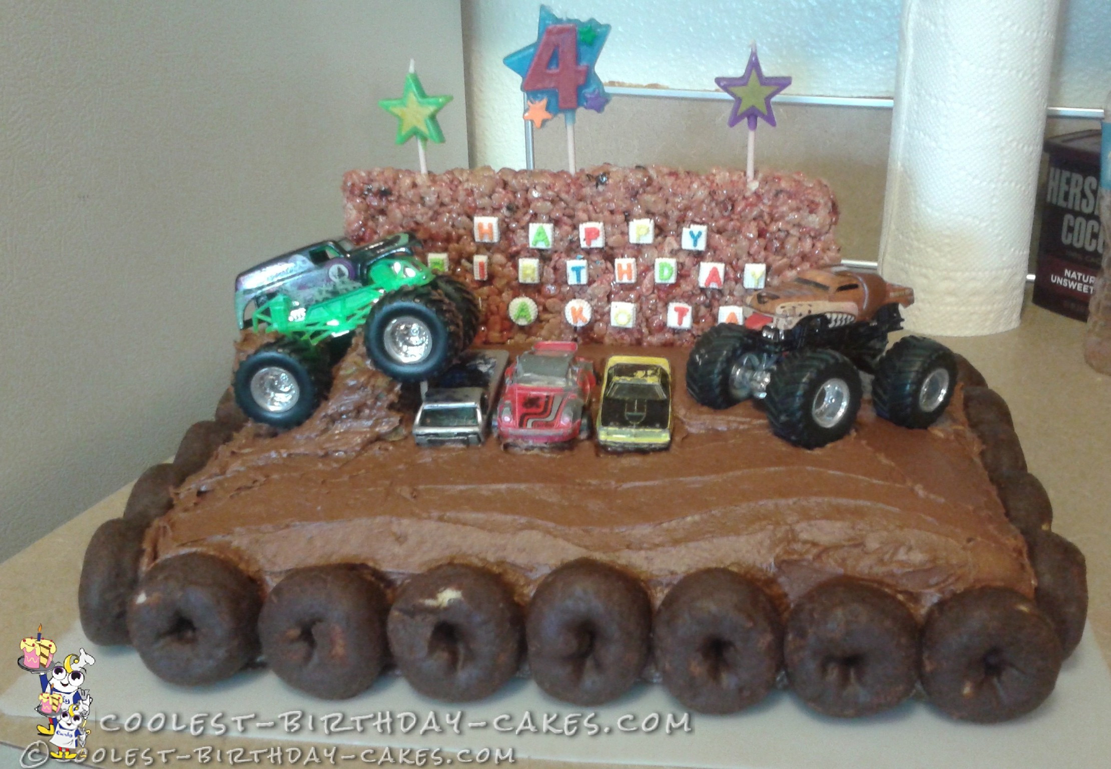 Truck Birthday Cakes
 Monster Truck Birthday Cake