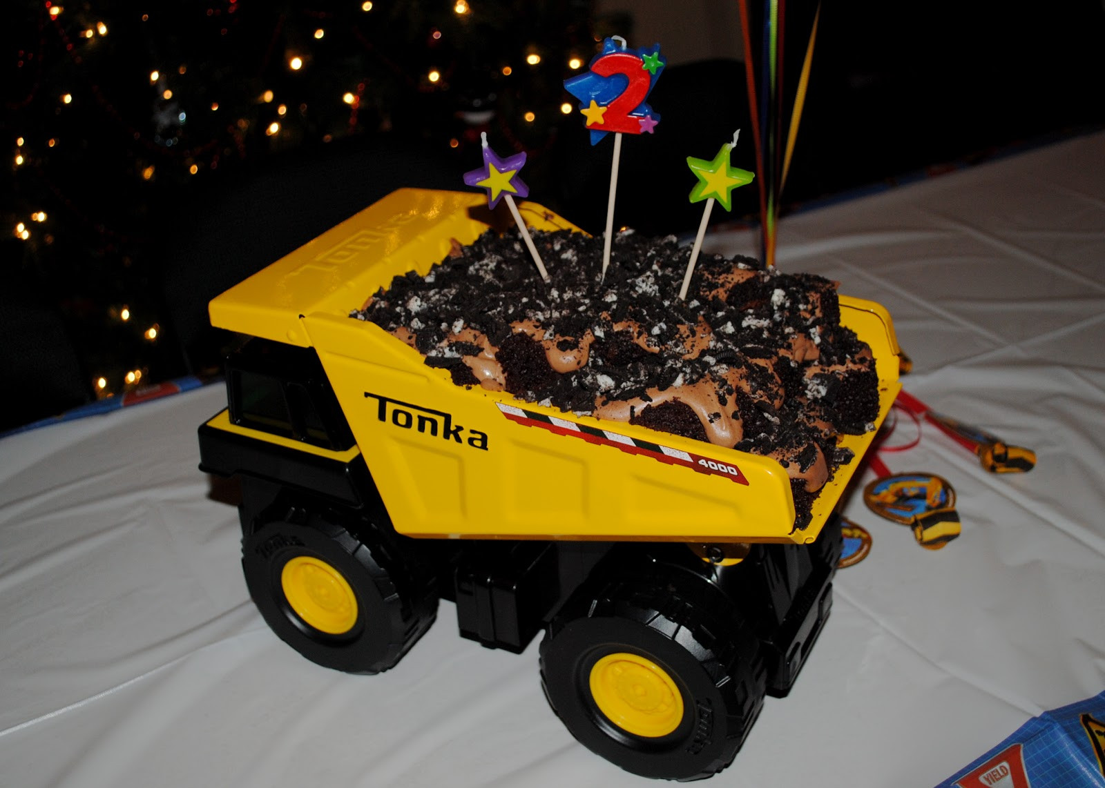 Truck Birthday Cakes
 Mud Trifle and a Dump Truck Birthday Cake