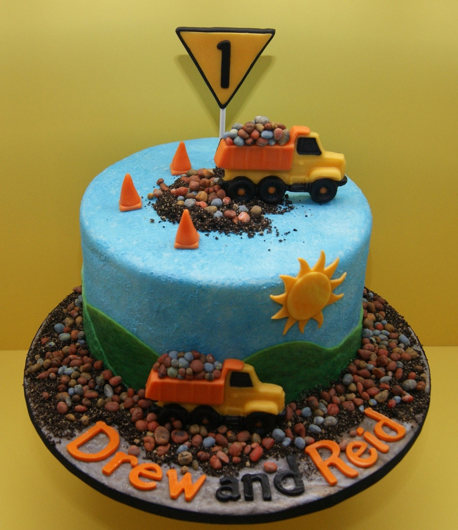 Truck Birthday Cakes
 My Dumptruck Birthday Cake CakeCentral