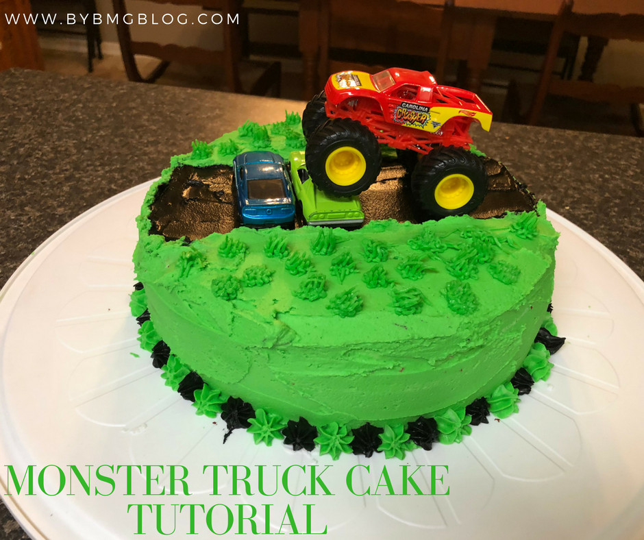 Truck Birthday Cakes
 bybmg Two Layer Monster Truck Birthday Cake Tutorial