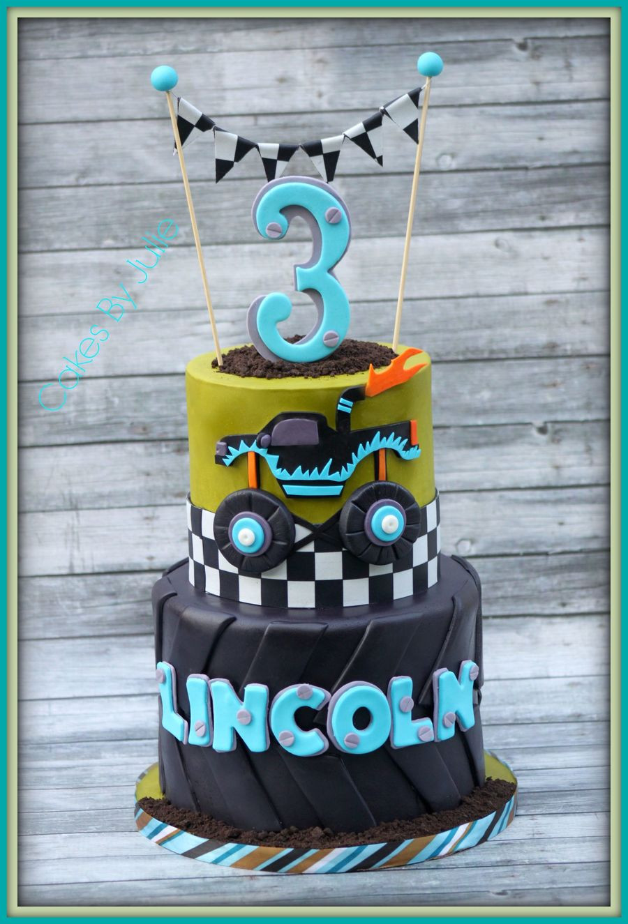 Truck Birthday Cakes
 Monster Truck 3Rd Birthday Cake CakeCentral