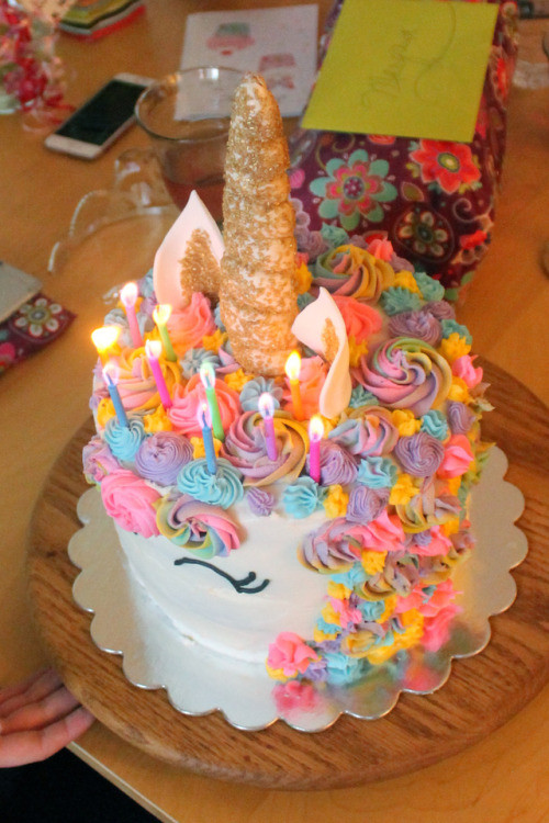 Tumblr Birthday Cake
 unicorn birthday cake