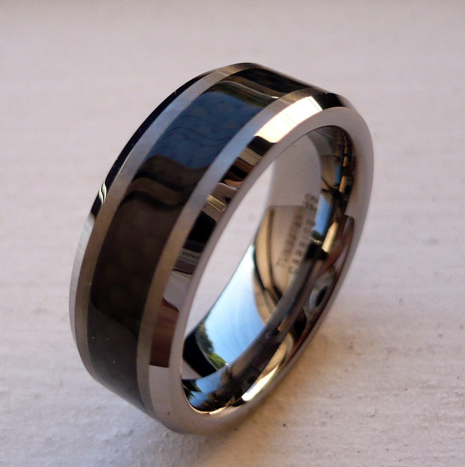 Tungsten Wedding Ring
 Black Tungsten Wedding Bands