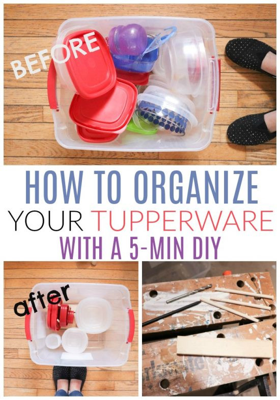 Tupperware Organizer DIY
 How to Organize your Tupperware with a Simple DIY DIY