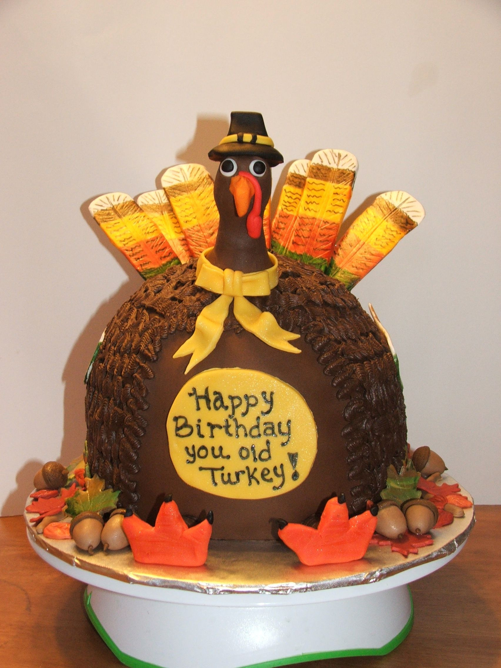 Turkey Birthday Cake
 turkey birthday cakes