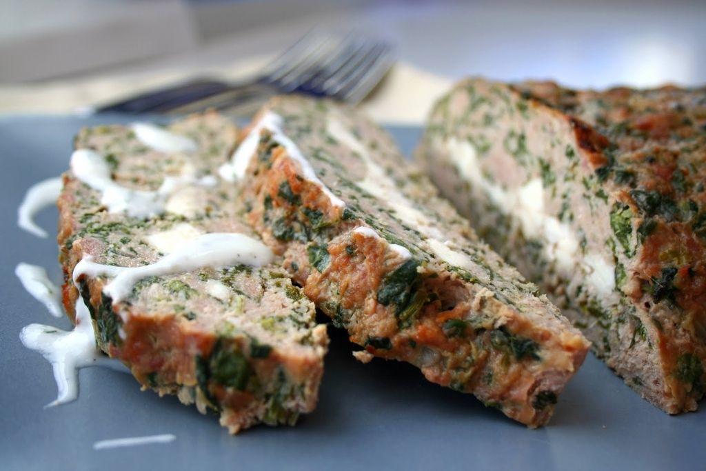 Turkey Meatloaf With Salsa
 Feta Stuffed Turkey Meatloaf with Tzatziki Sauce