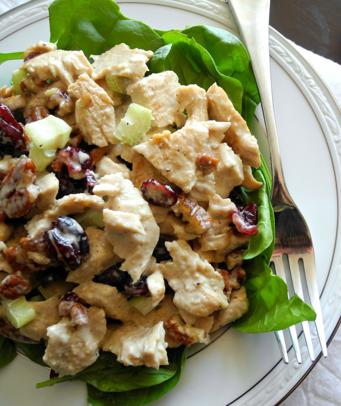 Turkey Salad With Cranberries
 Paleo Turkey Cranberry Salad with Pecans