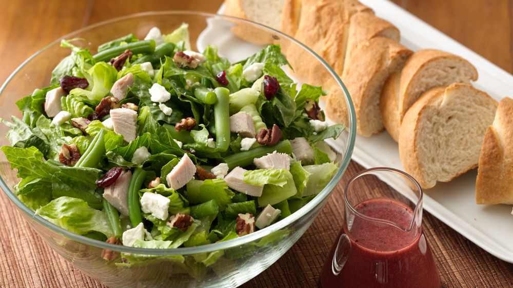 Turkey Salad With Cranberries
 Turkey Cranberry and Pecan Chopped Salad recipe from