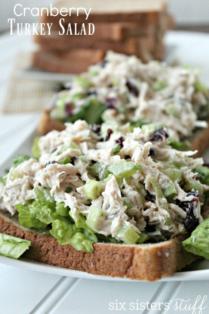 Turkey Salad With Cranberries
 Cranberry Turkey Salad