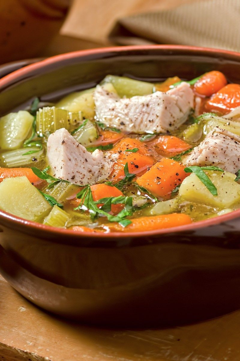 Turkey Stew Recipes Slow Cooker
 Hearty Turkey Stew with Ve ables Recipe