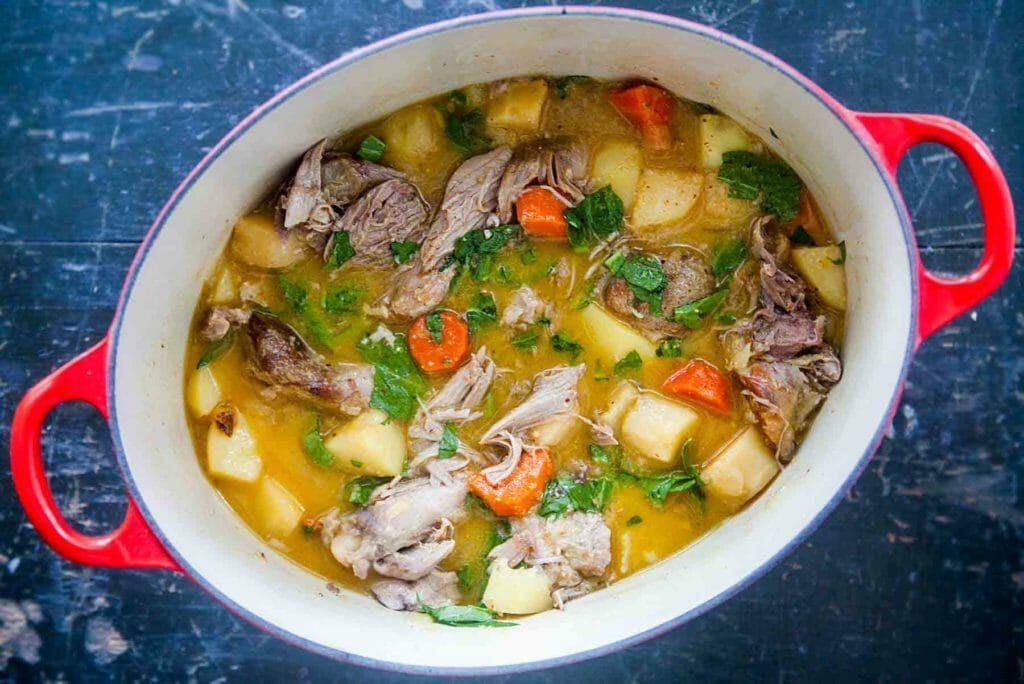 Turkey Stew Recipes Slow Cooker
 Slow Cooker Turkey Stew with Mustard and Root Ve ables