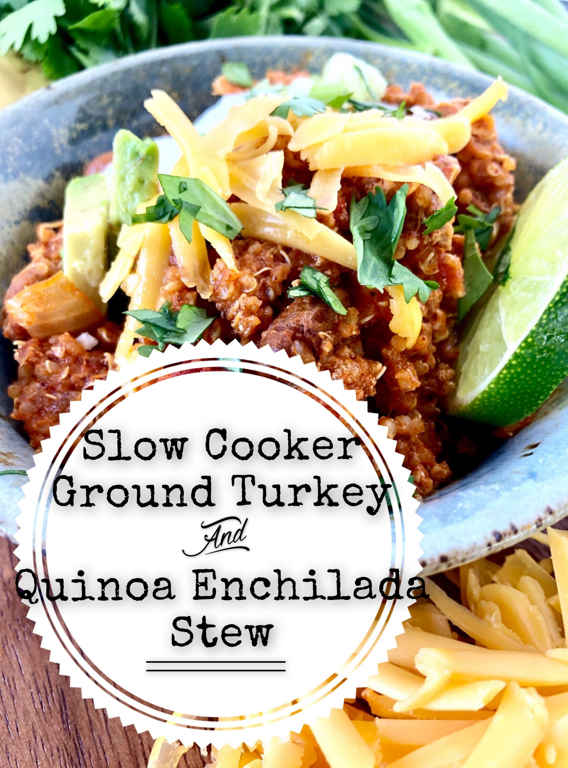 Turkey Stew Recipes Slow Cooker
 Slow Cooker Ground Turkey and Quinoa Enchilada Stew