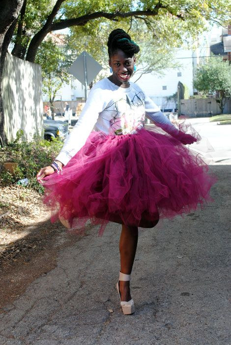 Tutu Skirts For Adults DIY
 NO Sew tulle skirt