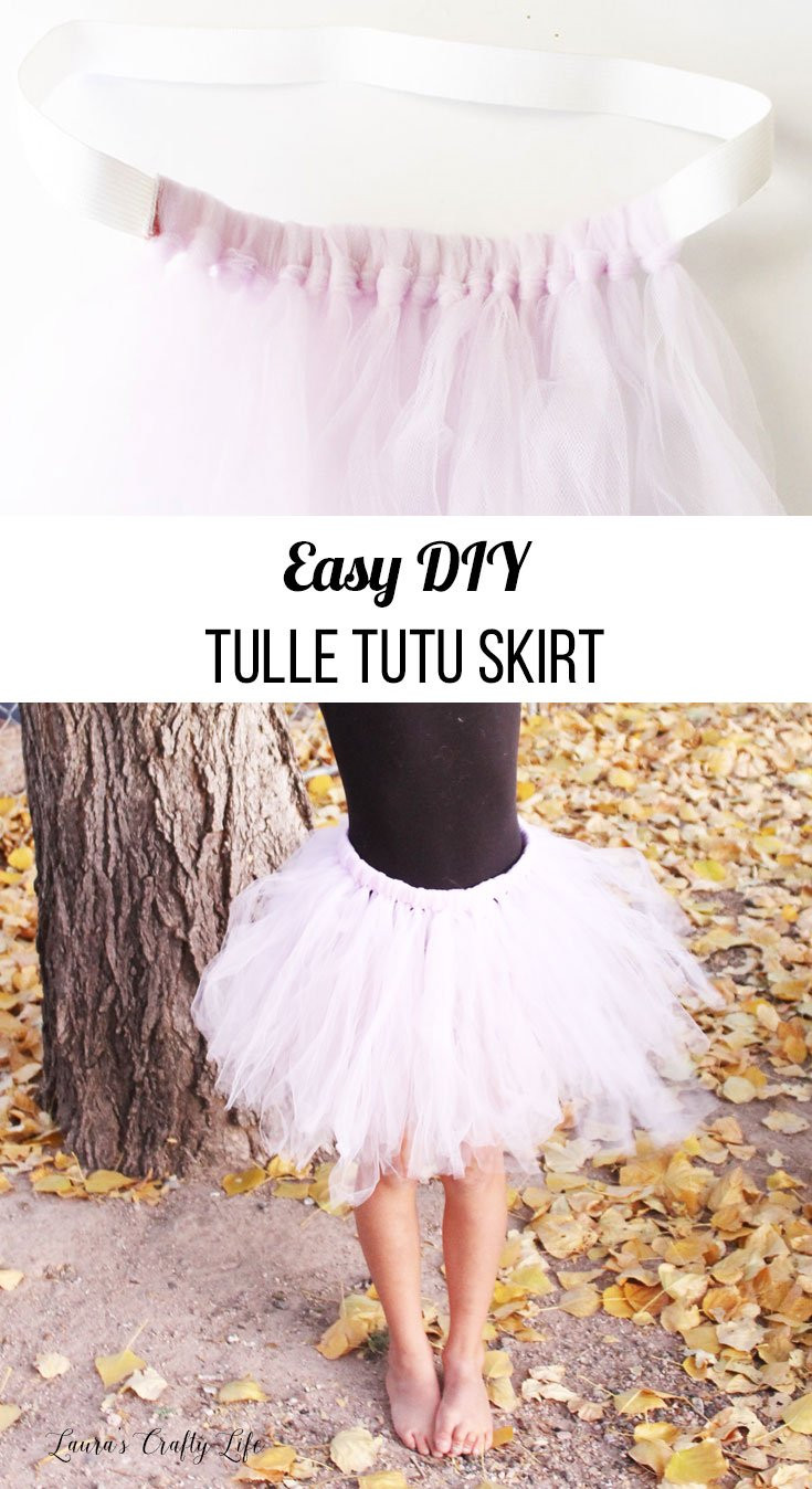 Tutu Skirts For Adults DIY
 How to Make a Tulle Tutu Skirt Laura s Crafty Life