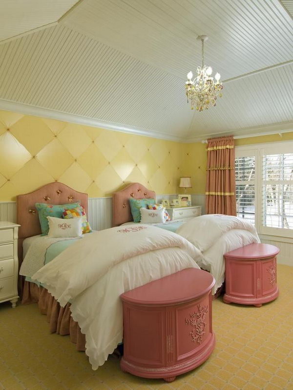 Twin Girl Bedroom Ideas
 40 Cute and InterestingTwin Bedroom Ideas for Girls Hative