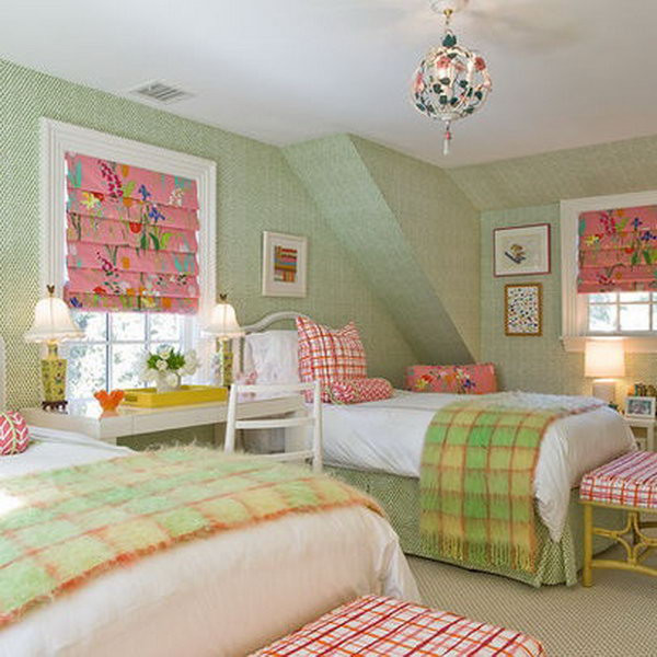 Twin Girl Bedroom Ideas
 40 Cute and InterestingTwin Bedroom Ideas for Girls Hative