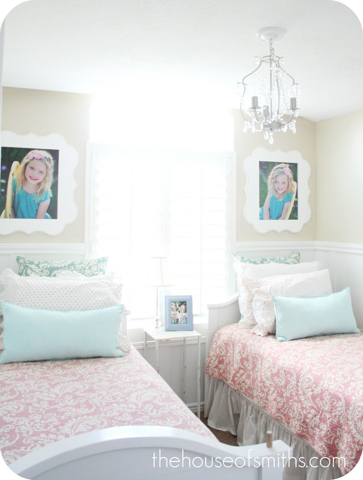 Twin Girl Bedroom Ideas
 Orange Blossom Shop Giveaway Twin Room Decor