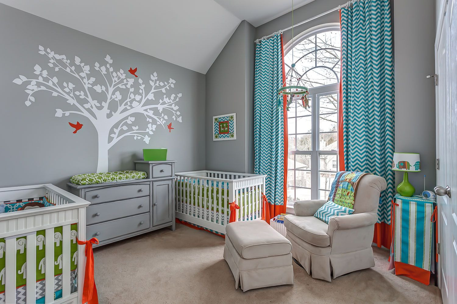 Twins Baby Room Decorating Ideas
 Twin Boy Nursery amazing colour scheme With images