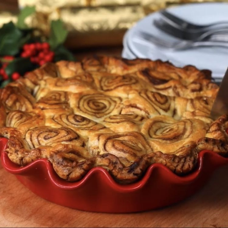 Twisted Cinnamon Swirl Apple Pie
 Cinnamon Swirl Apple Pie Recipe