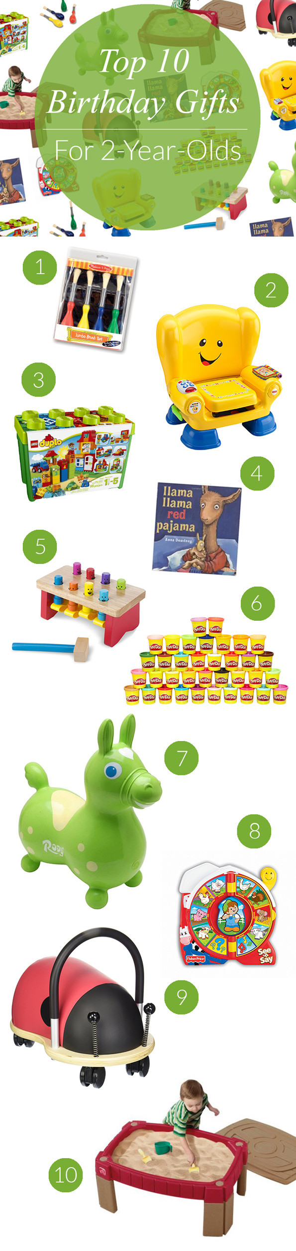 Two Year Old Birthday Gifts
 Top 10 Birthday Gifts for 2 Year Olds Evite