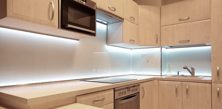 Under The Kitchen Cabinet Lighting
 How to Install LED Under Cabinet Lighting [Kitchen