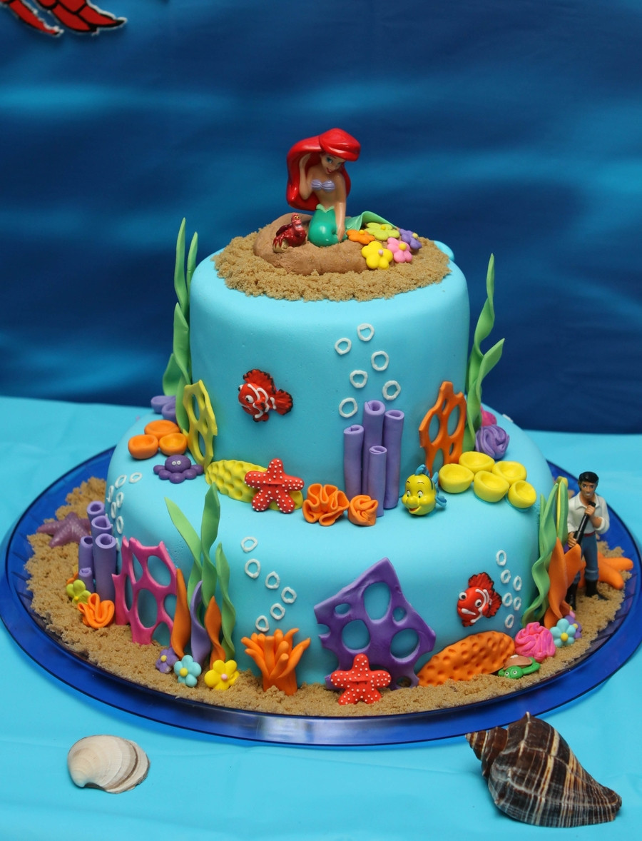 Under The Sea Birthday Cake
 Under The Sea ariel Birthday Cake CakeCentral